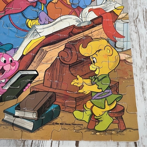 Vintage 1985 Walt Disney Gummi‎ Bears 65 Piece Jigsaw Puzzle Golden Complete - Picture 4 of 9